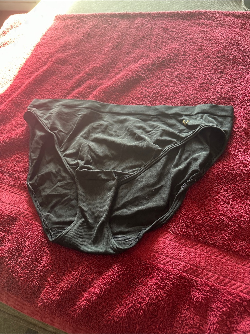 NWOT Victoria's Secret Black Bikini Brief Panty